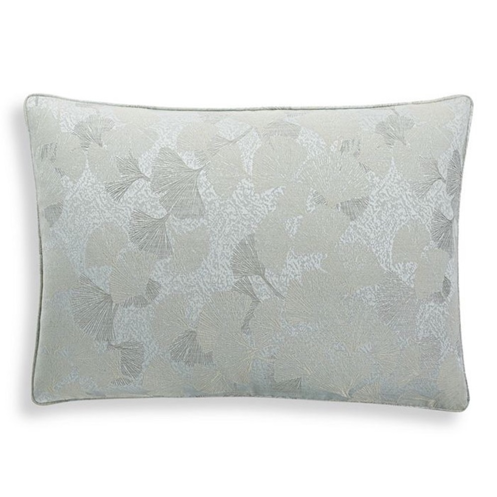 NEW $135 HOTEL COLLECTION GINKGO Woven Jacquard KING Pillowsham Pillow Sham